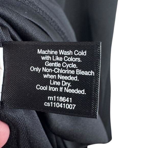 Lane Bryant Black Sleeveless Midi Dress 14 - Picture 9 of 9